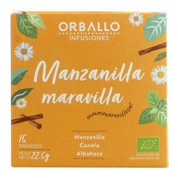 INFUSION MANZANILLA MARAVILLA PIRAMIDES 12X1 5G ORBALLO