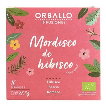 INFUSION MORDISCO DE HIBISCO PIRAMIDES 12X1 5G ORBALLO
