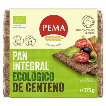 PAN DE CENTENO INTEGRAL 375G PEMA