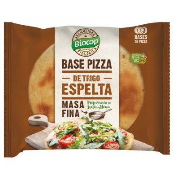 PIZZA DE ESPELTA MASA FINA 3 BASES 390G BIOCOP