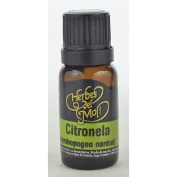 ACEITE ESENCIAL DE CITRONELA DE JAVA 10ML HERBES DEL MOLI